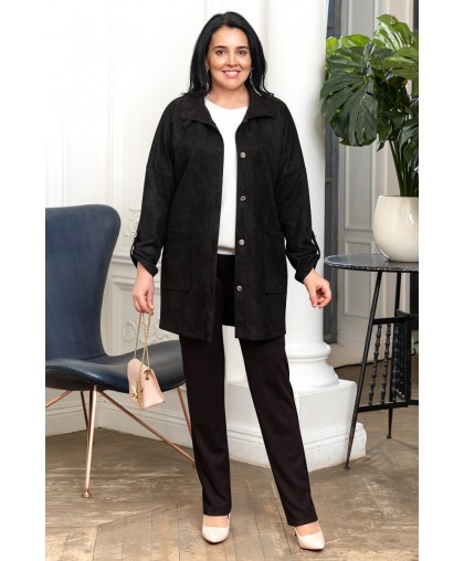 Брюки "МИРА" с эко-замшей Брюки "МИРА" с эко-замшей