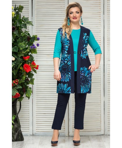 Жилет + блуза "ФРАНЦИЯ" Жилет + блуза "ФРАНЦИЯ"